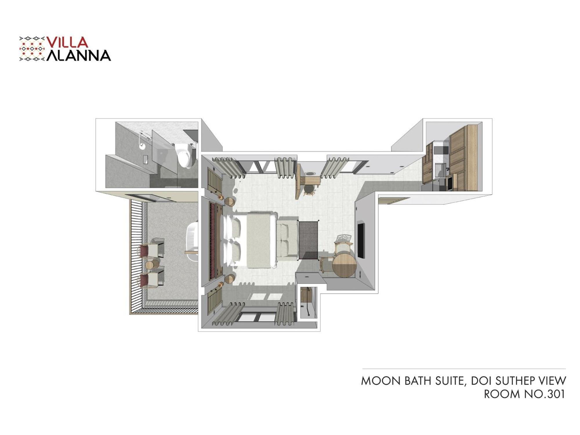 Villa Alanna Chiang Mai Phòng bức ảnh